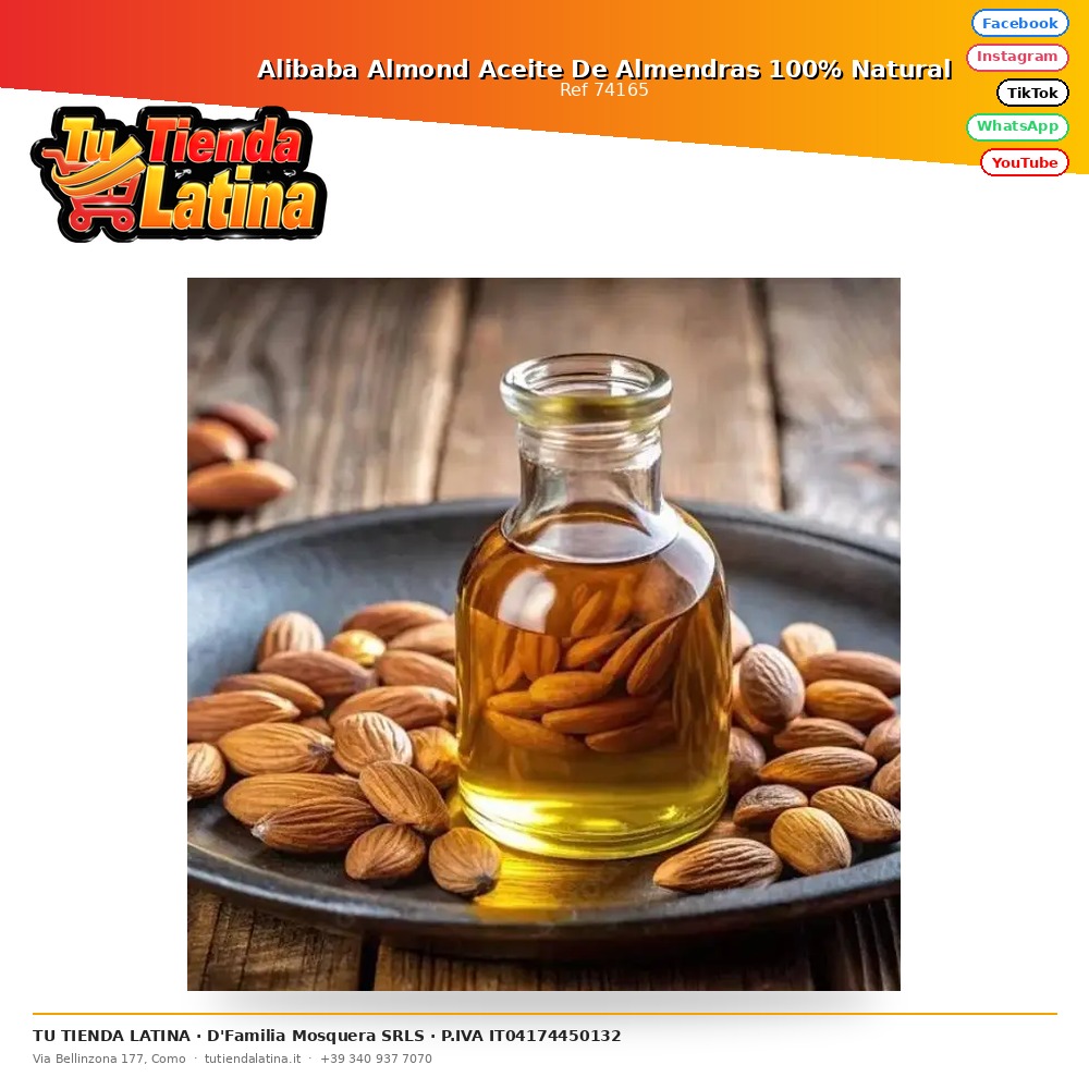 Alibaba Almond Aceite De Almendras 100% Natural