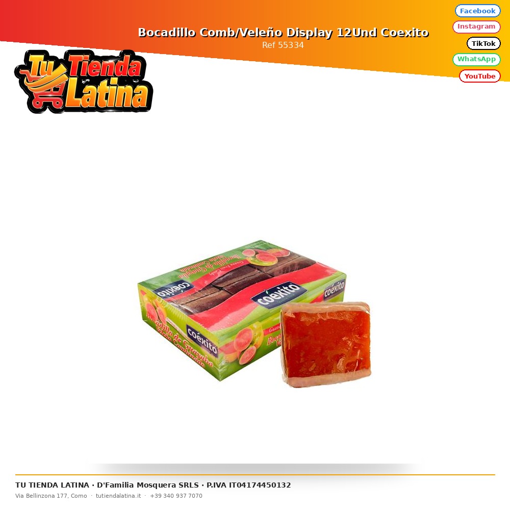 Comb/Veleño Sandwich Display 12Und Coexito