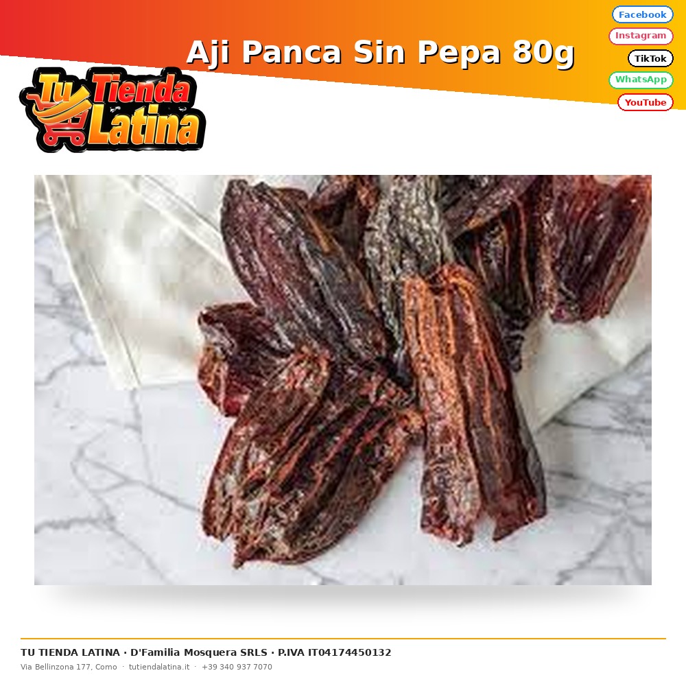 Aji Panca senza semi 80g