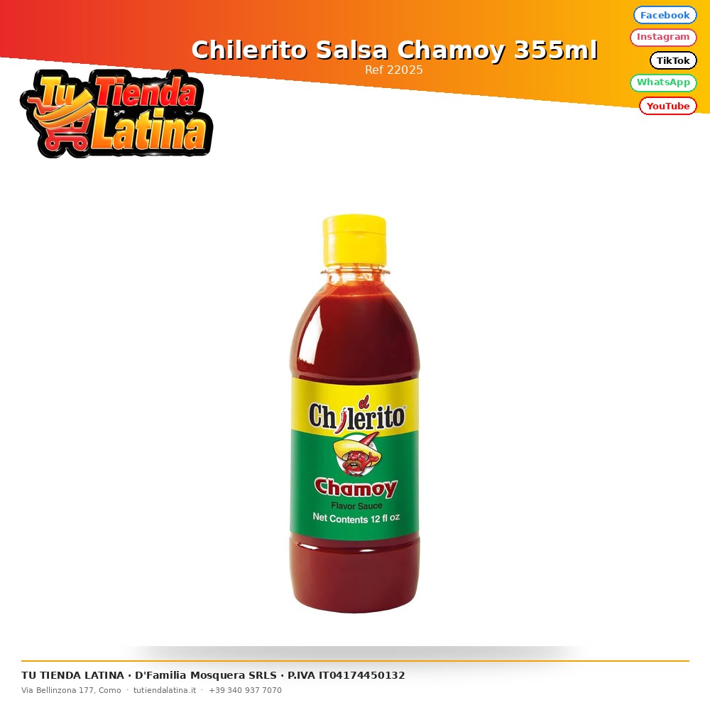 Chilerito Chamoy Sauce 355ml