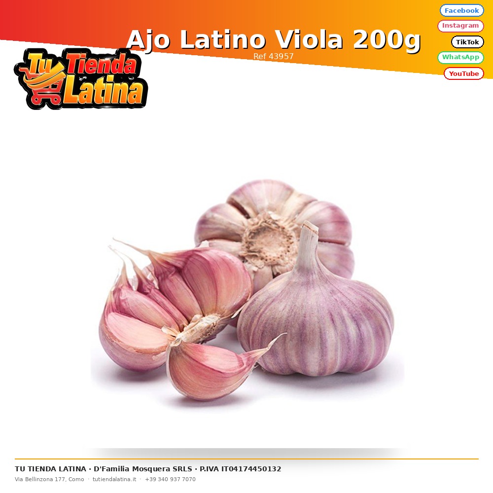 Aglio Viola Latino 200g
