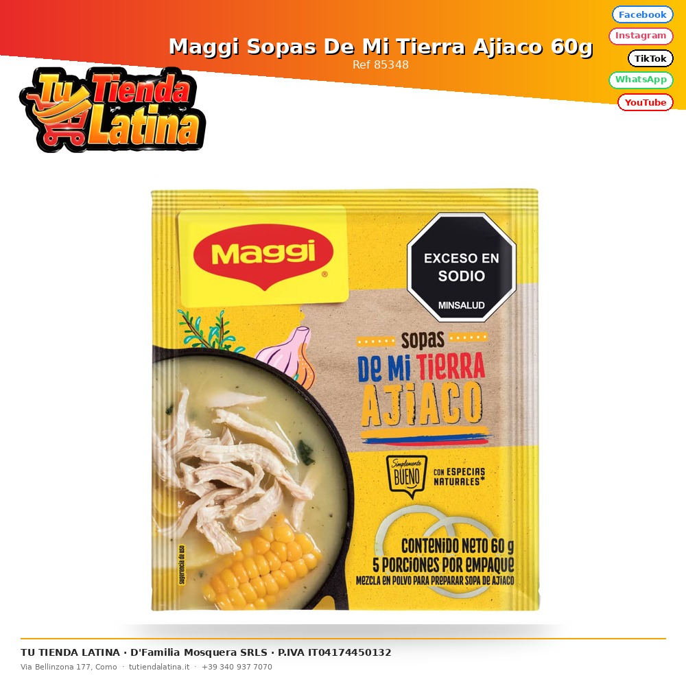 Maggi Soups From My Land Ajiaco 60g