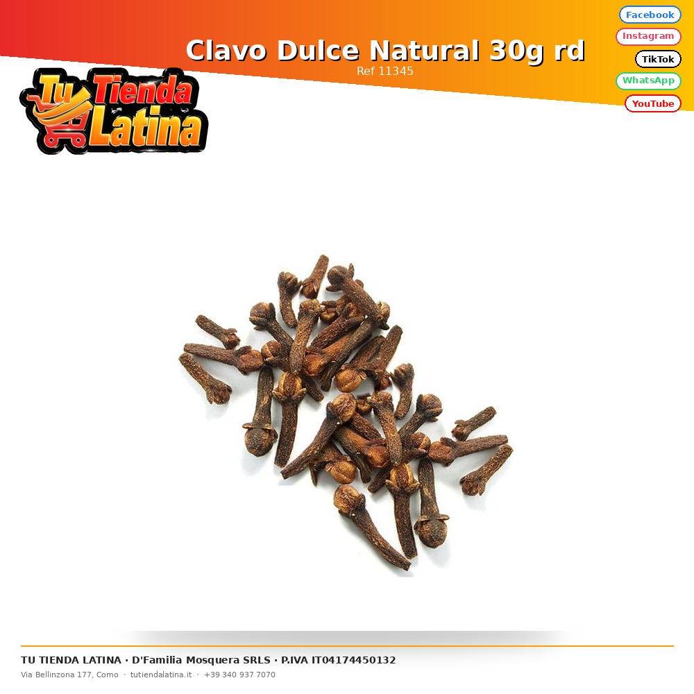 Clavo Dulce Natural 30g rd