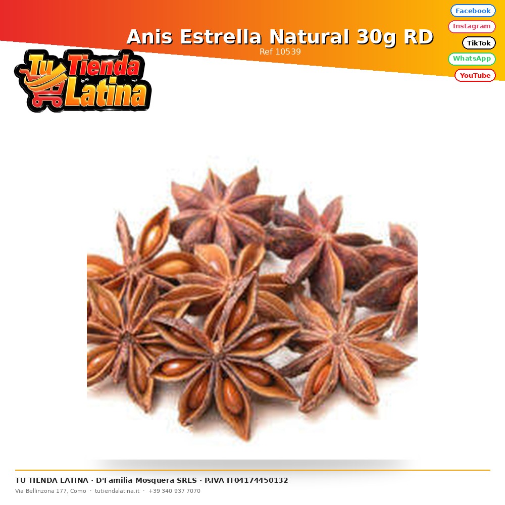 Anis Estrella Natural 30g RD