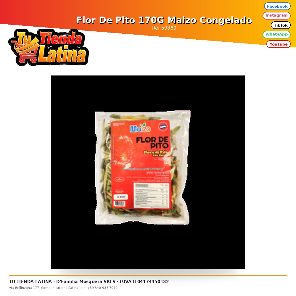 Flor De Pito 170G Mais Congelato