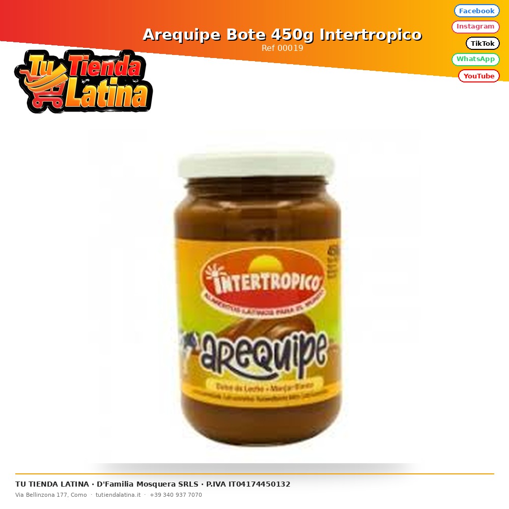 Arequipe Intertropical Jar 450g