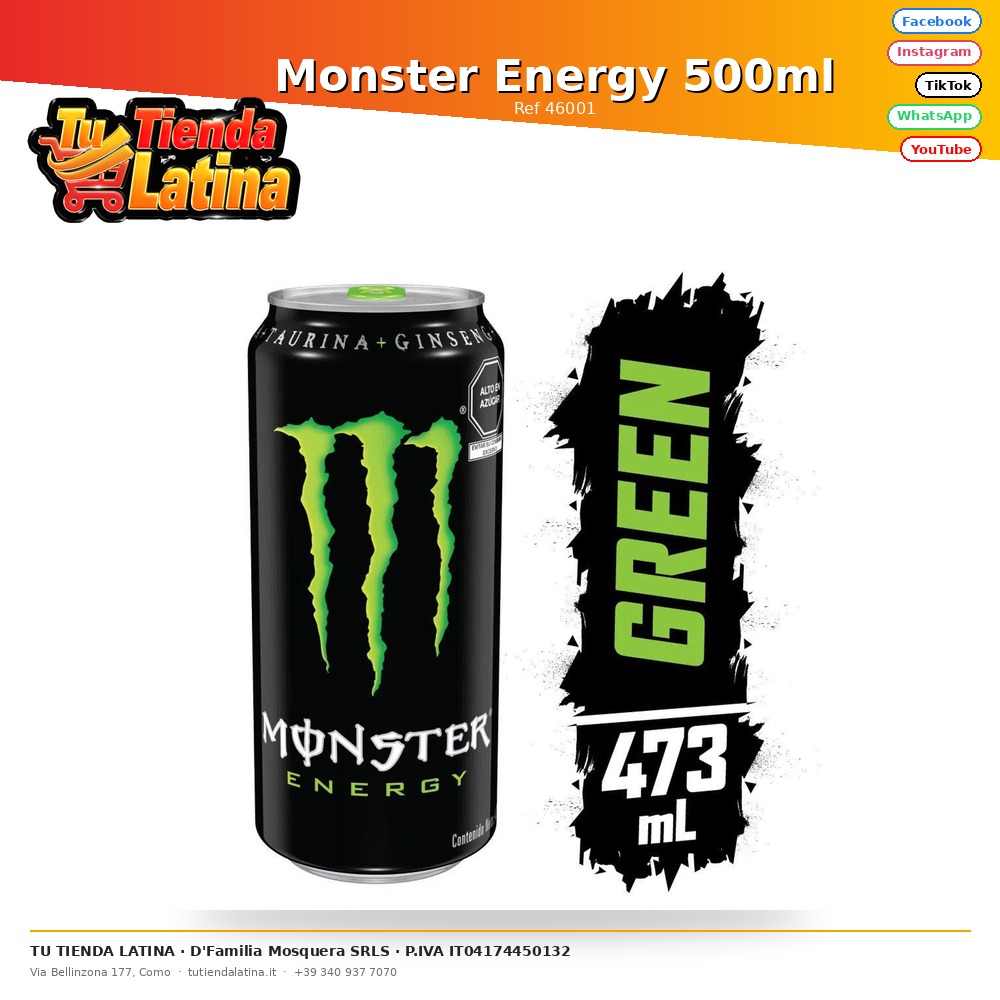 Mostro Energia 500ml