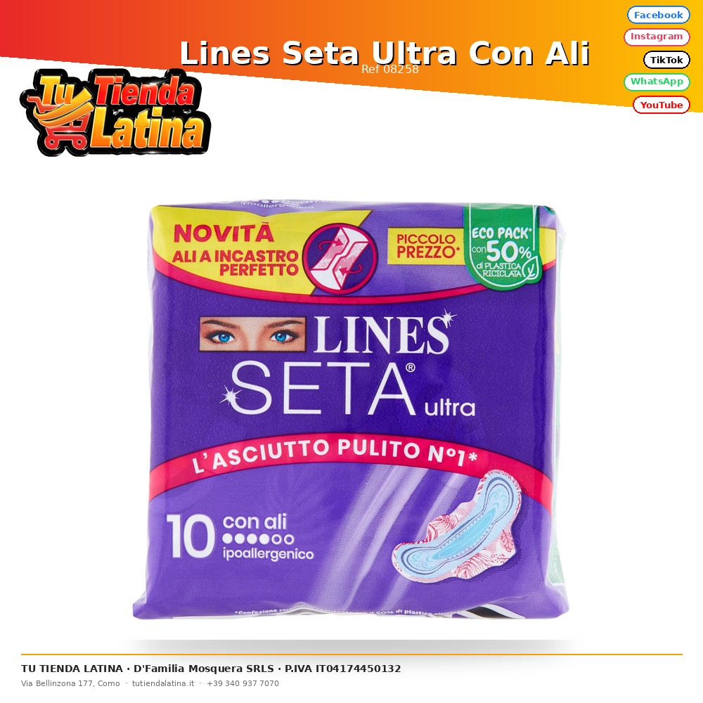 Lines Seta Ultra Con Ali 