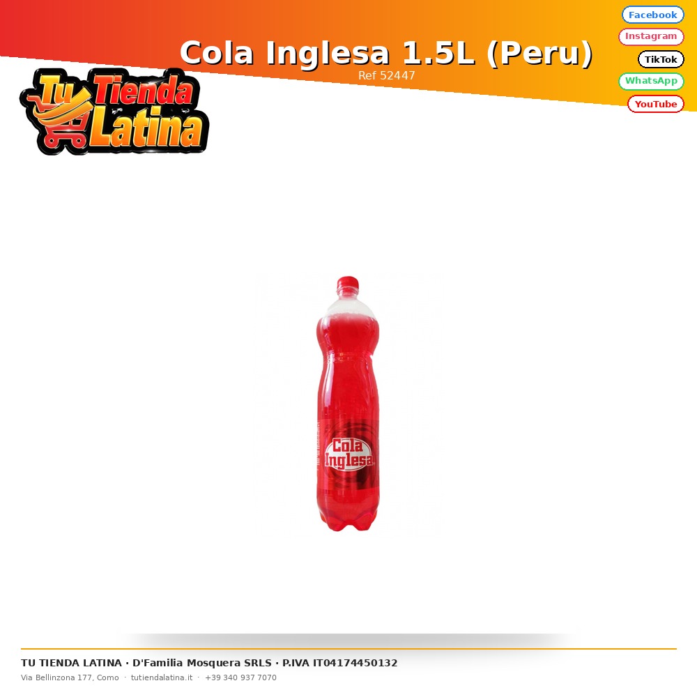 Cola inglese 1,5 l (Perù)