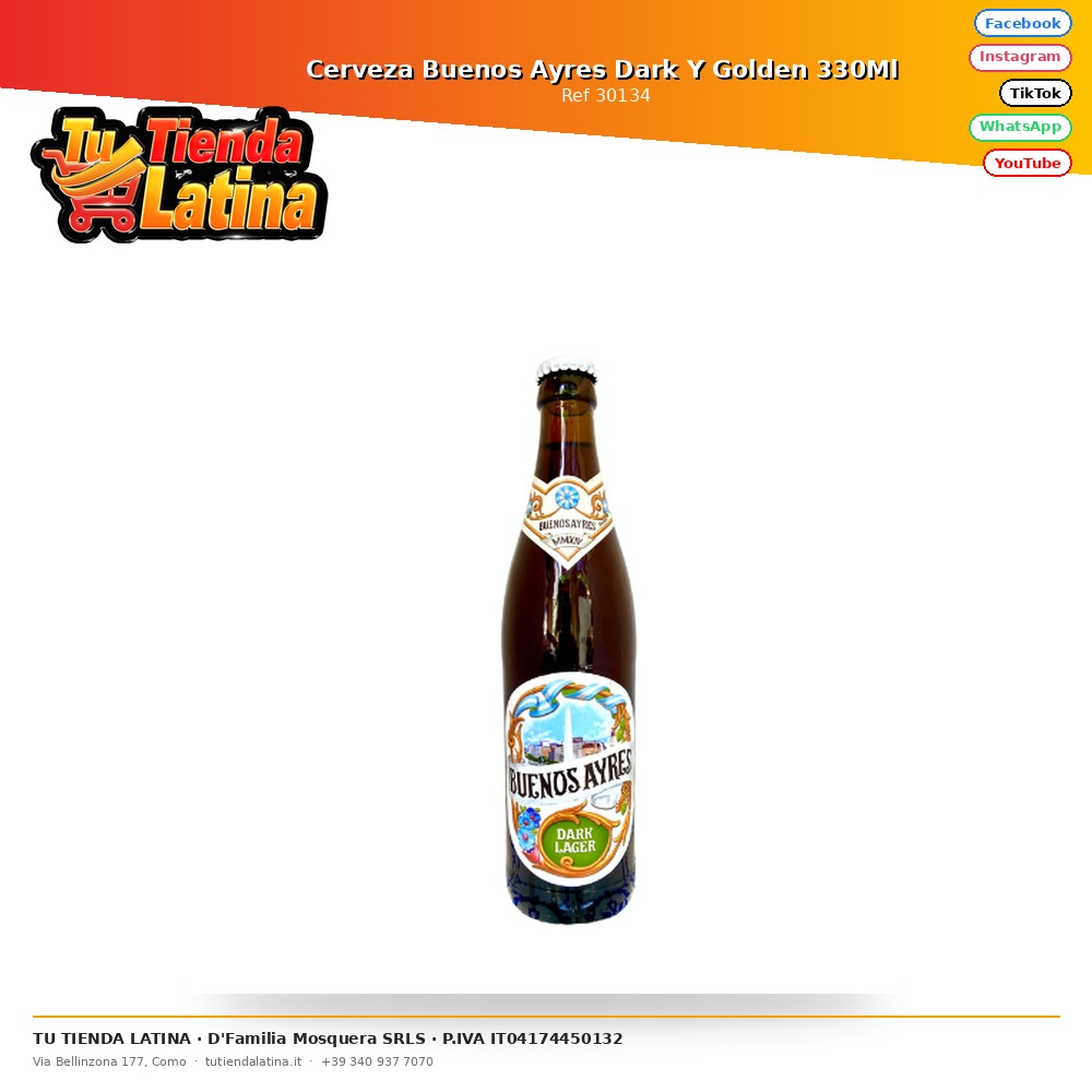 Birra Buenos Ayres Scura E Dorata 330Ml