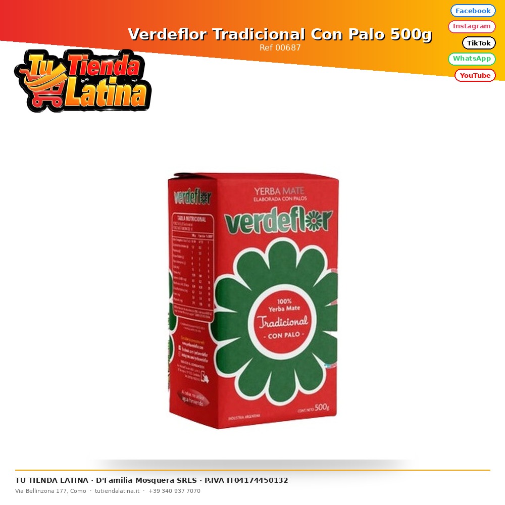 Verdeflor Traditional Con Palo 500g