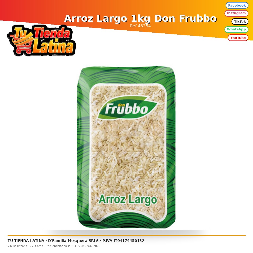 Riso Lungo 1kg Don Frubbo