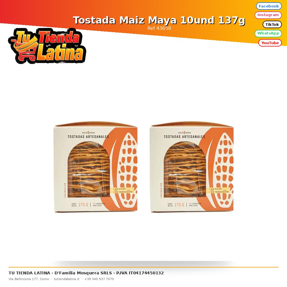 Toasted Mayan Corn 10 units 137g