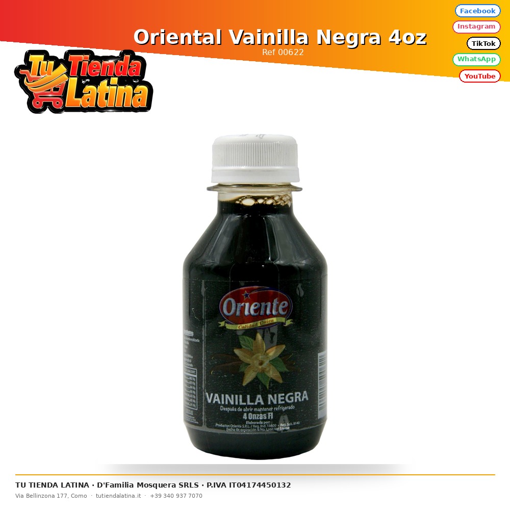Oriental Black Vanilla 4oz