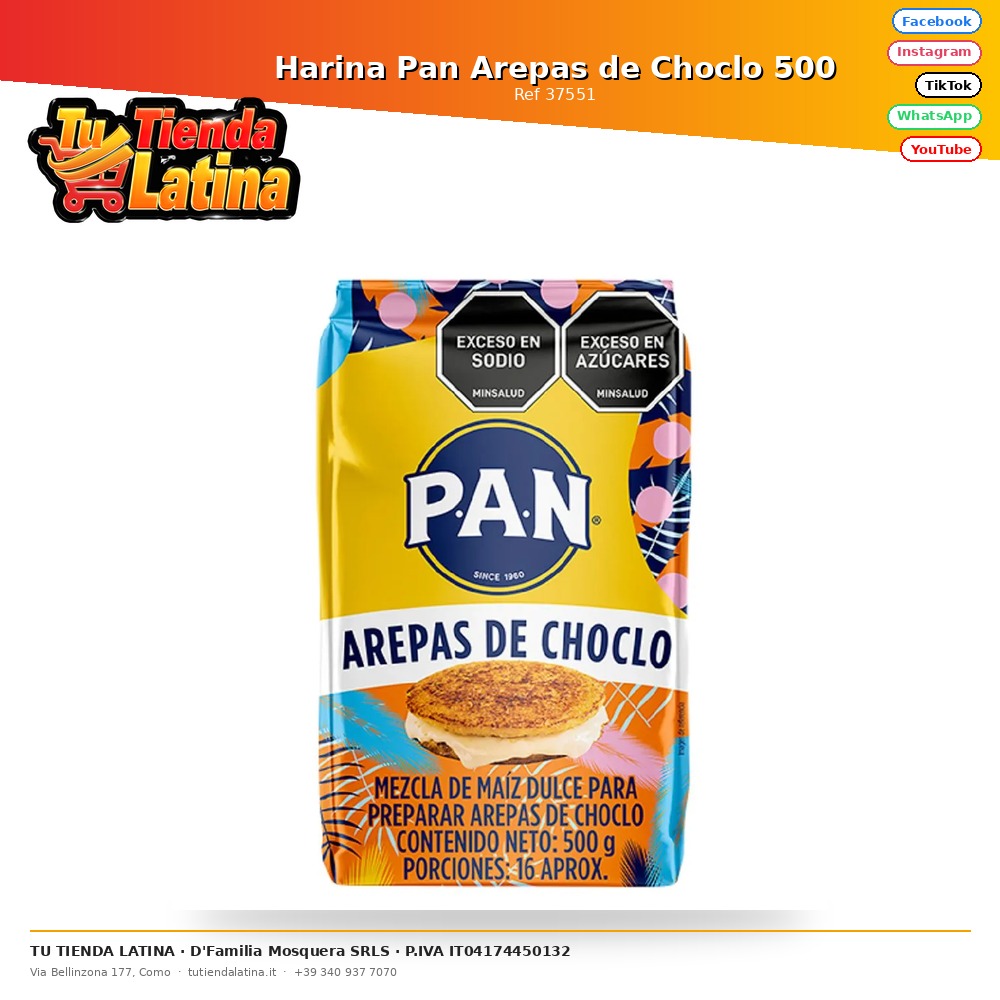 Corn Arepas Bread Flour 500