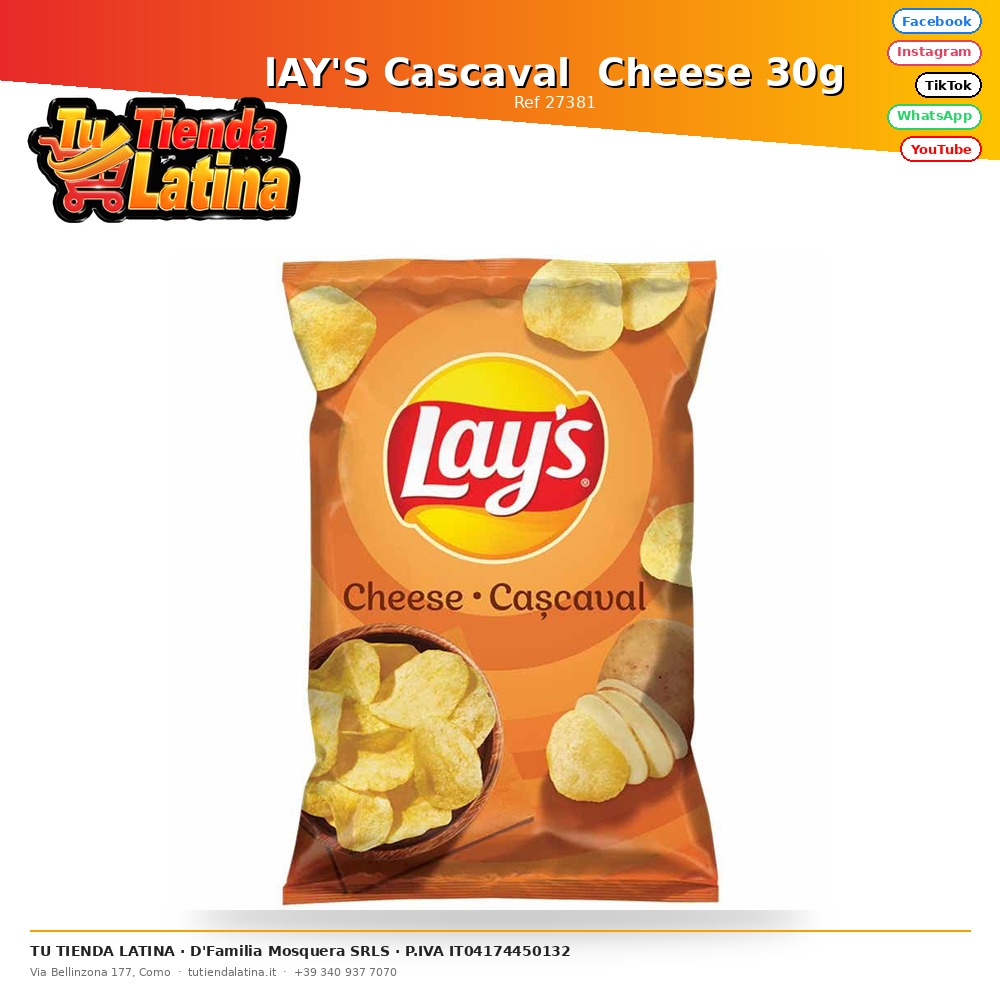 lAY'S Cascaval Cheese 30g