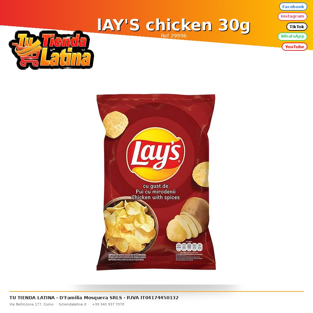 lAY'S chicken 30g
