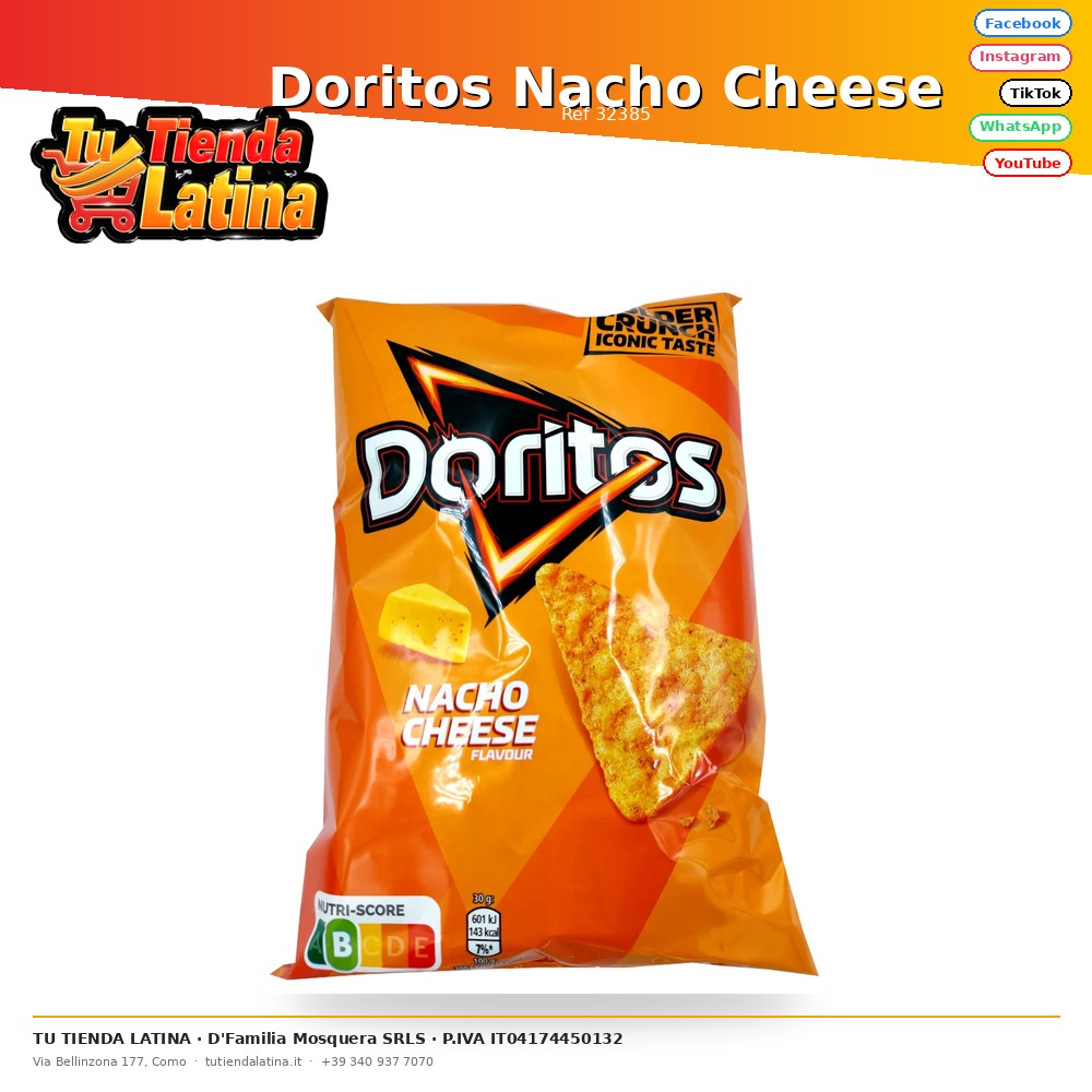 Doritos al formaggio nacho