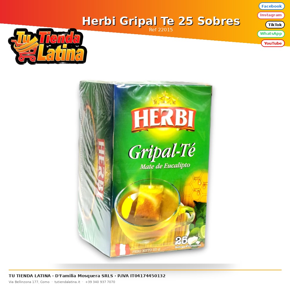 Tè Herbi Gripal 25 buste