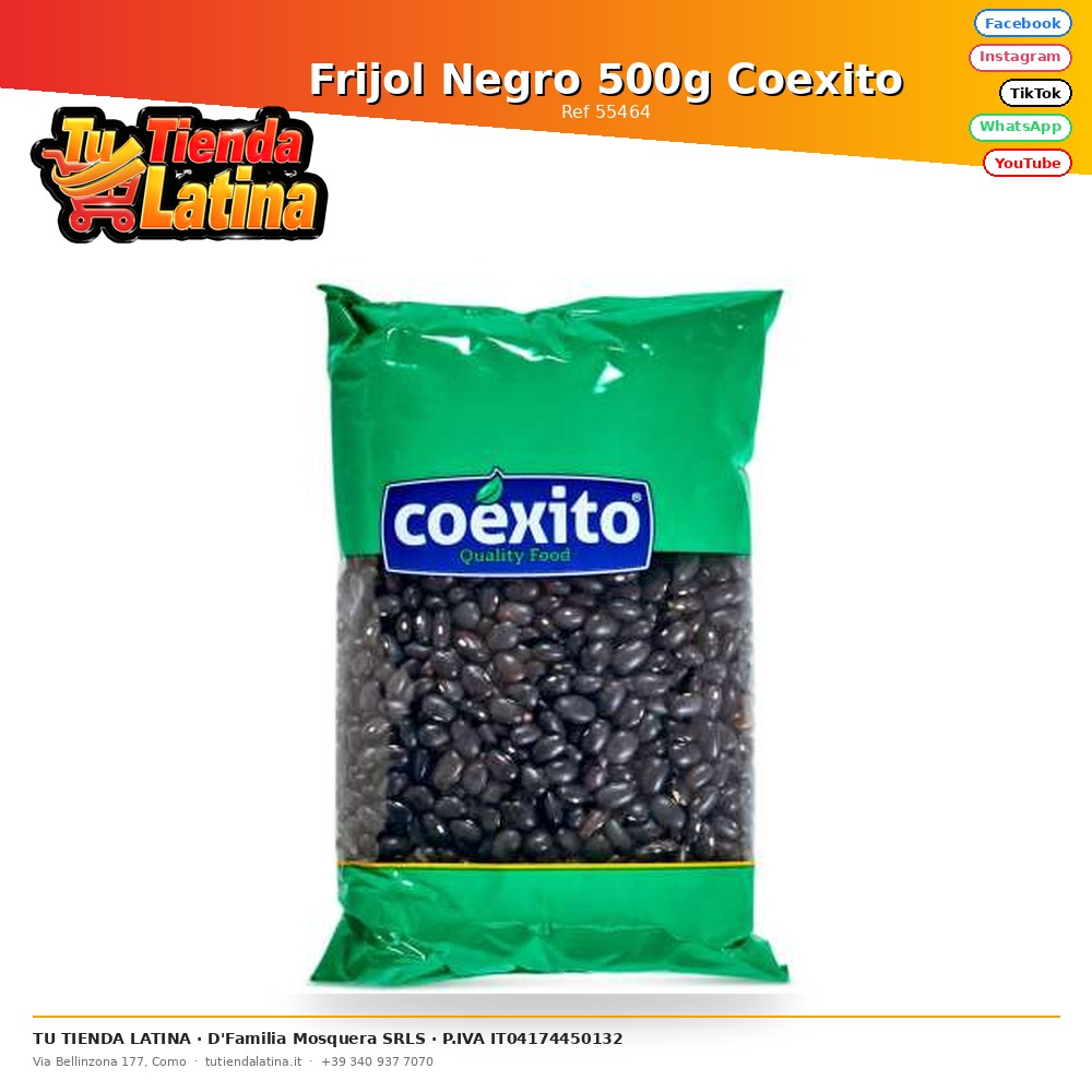 Frijol Negro 500g Coexito