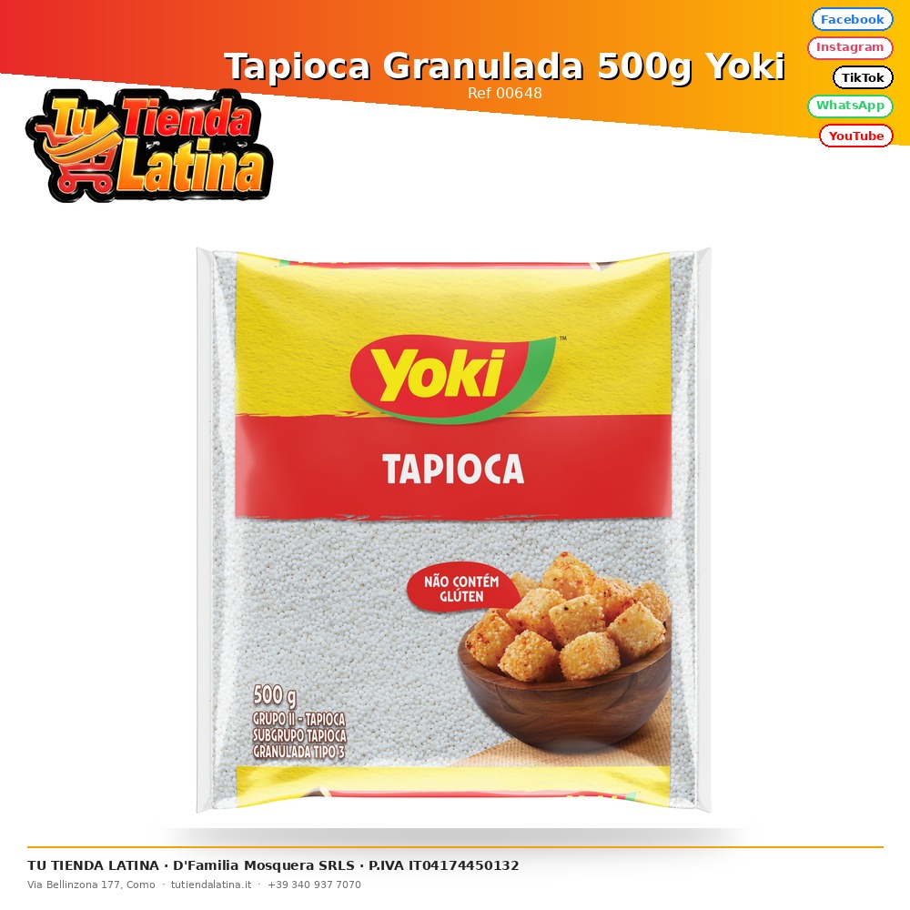 Tapioca granulare 500g Yoki