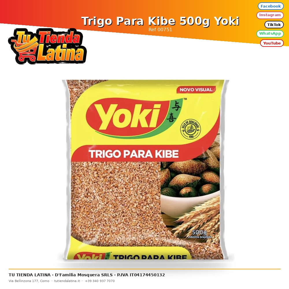 Grano Per Kibe 500g Yoki
