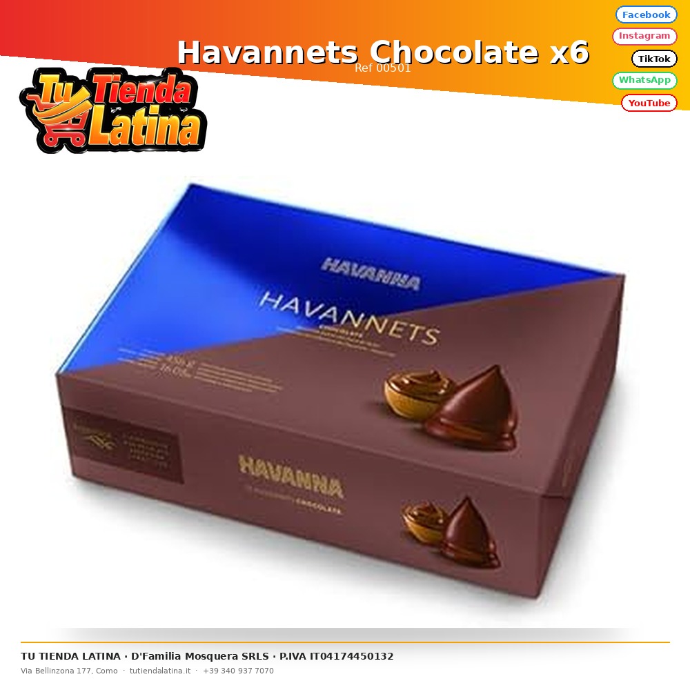 Havannets al cioccolato x6
