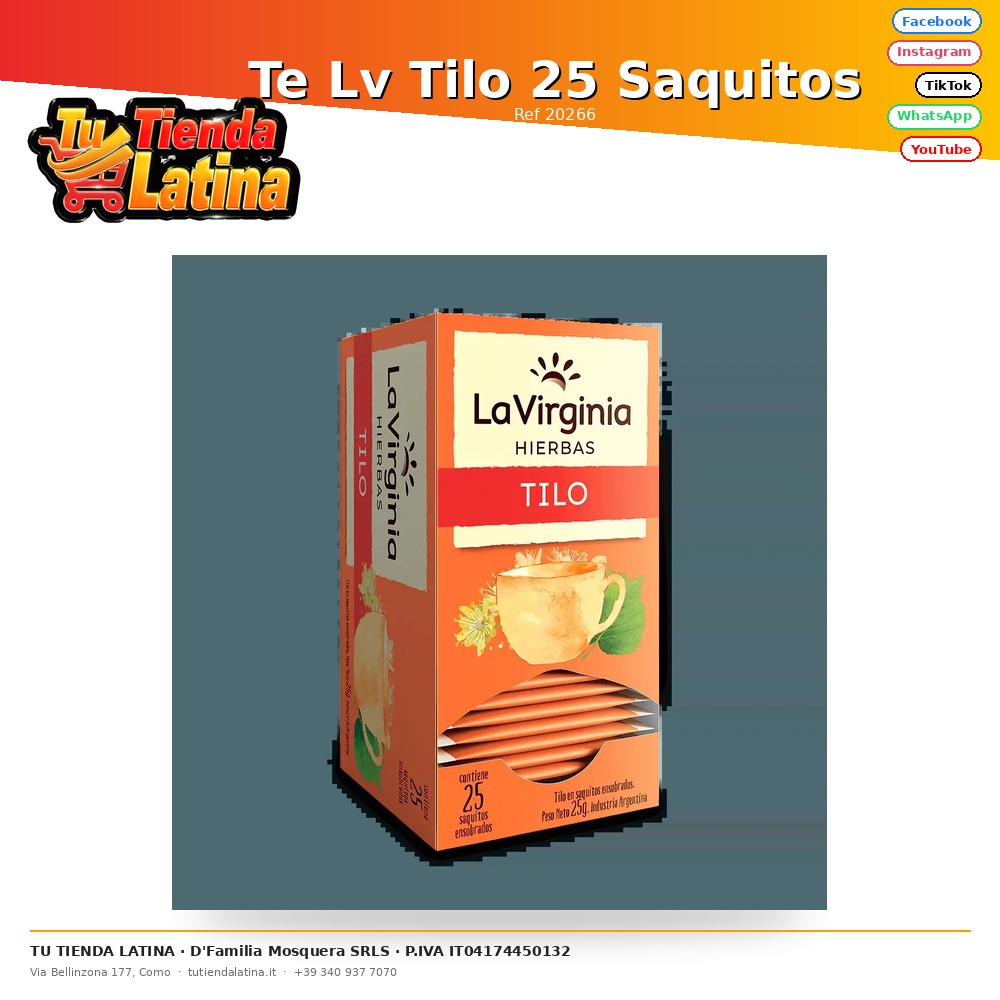 Te Lv Tilo 25 bustine