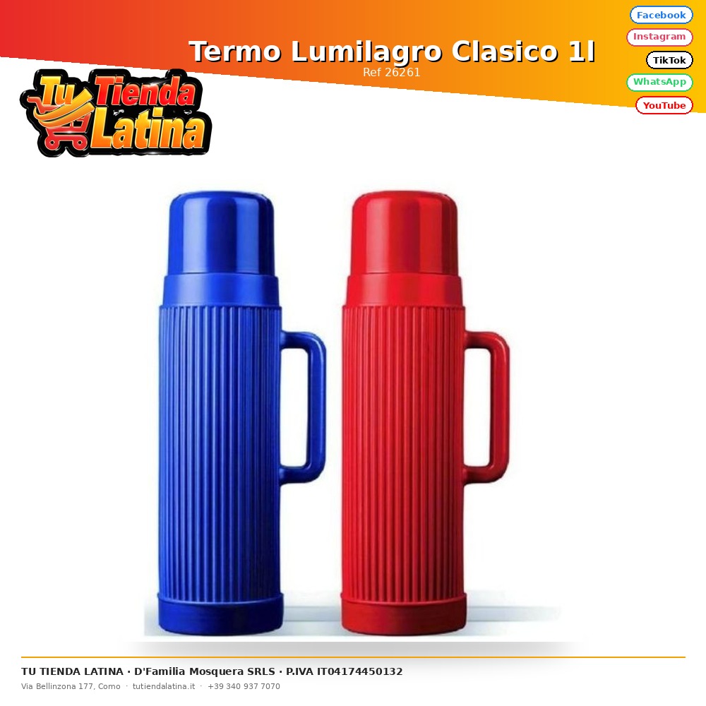 Termo Lumilagro Clasico 1l