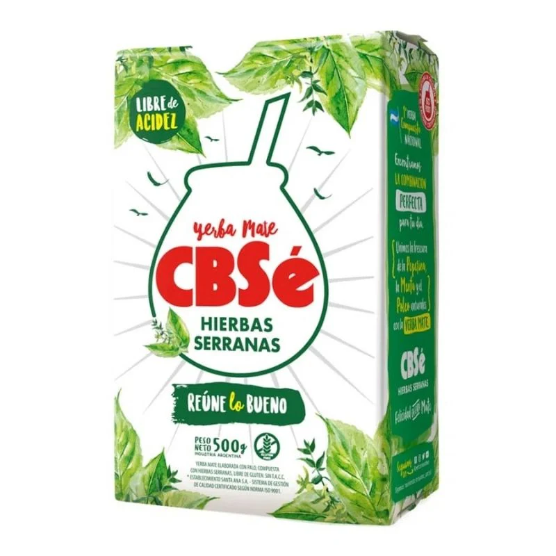 Yerba Mate Hierbas Serranas 500gr Cbse