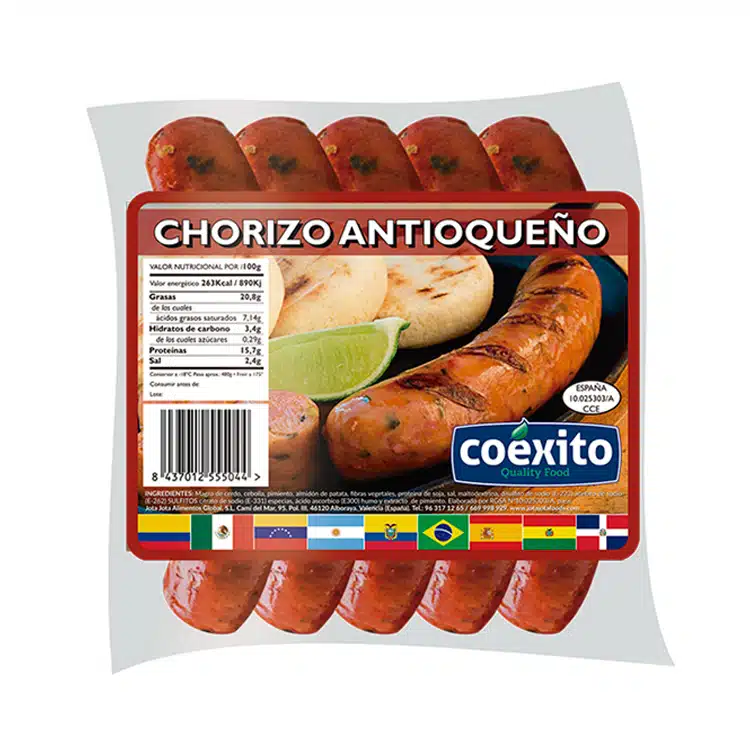 Grande Antioqueño Chorizo Congelato 500g Coexito