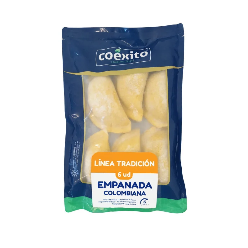 EMPANADAS COLOMBIANE TRADIZIONE SURGELATA 6 unità X ESPOSITORE COEXITO
