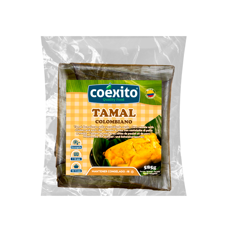 Frozen Tradition Colombian Tamal 8 Units X Coexito Box