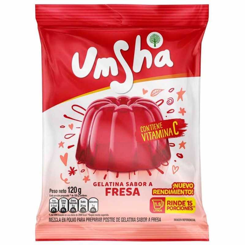 Strawberry Flavor Jelly Umsha 120g c24u