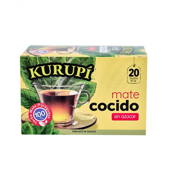 Cooked Mate Without Sugar Kurupi Package 20 Bags c12u