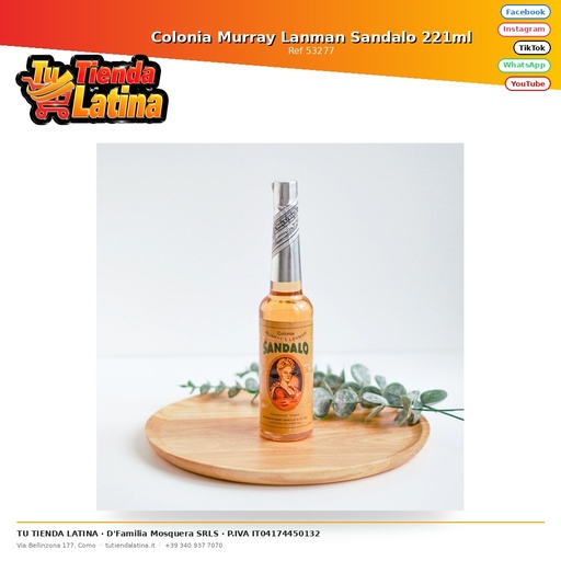 [53277] Colonia Murray Lanman Sandalo 221ml