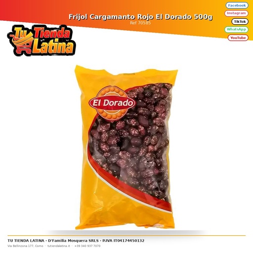[70585] El Dorado Red Cargamanto Bean 500g