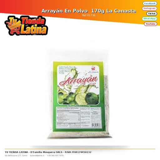 [01736] Arrayán En Polvo 170g La Canasta