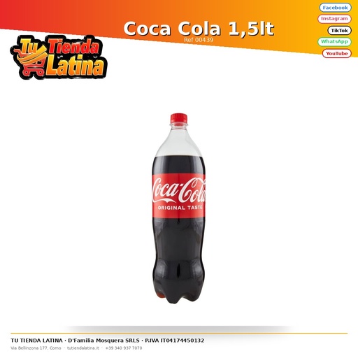 [00439] Coca Cola 1,5 lt
