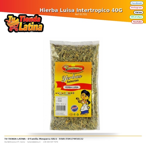 [01701] Intertropical Lemongrass 40G