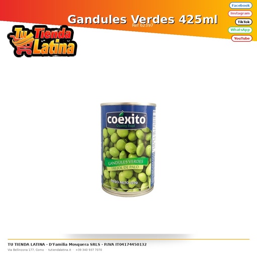 [62397]  Gandules Verdes 425ml 