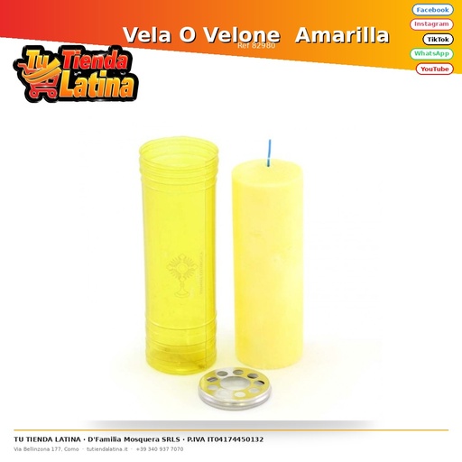 [82980] Candela Gialla O Velone
