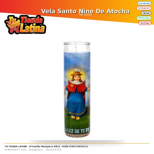 [81860] Candela Santo Nino De Atocha