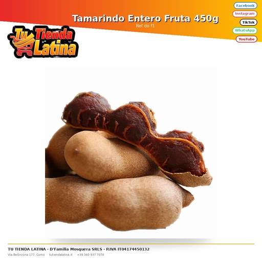 [do f1] Whole Tamarind Fruit 450g