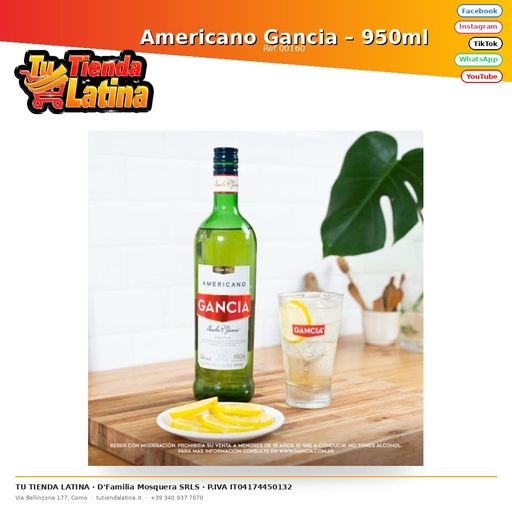 [00160] Gancia Americana – 950ml