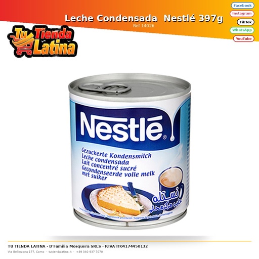 [14026] ​Latte Condensato Nestlé 397g
