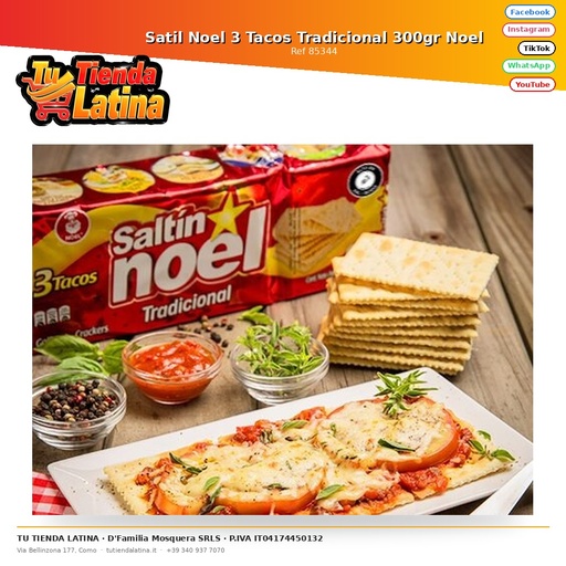 [85344] Satil Noel 3 Traditional Tacos 300gr Noel