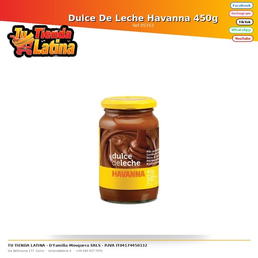[05353] Dulce De Leche Avana 450g