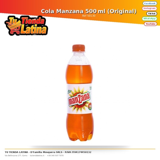 [50130] Cola Manzana 500 ml (Original)