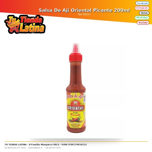 [02017] Salsa De Aji Oriental Picante 200ml